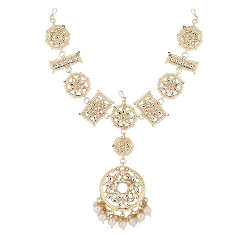 Buy Shining Diva Fashion Latest Stylish Traditional Kundan Sheeshphool ...