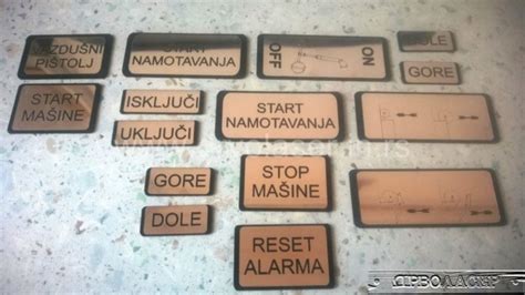 GRAVERSKA PLASTIKA (gravoplast) – Drvolaser graviranje secenje laser