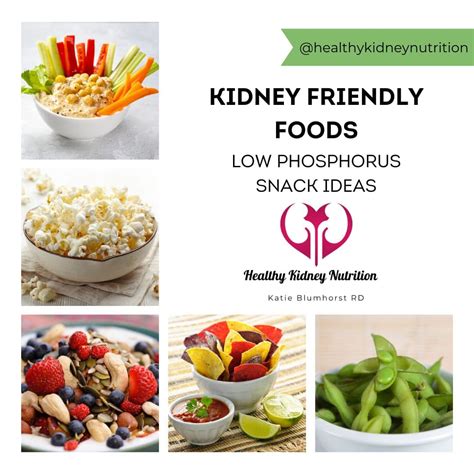 35 Healthy Low Phosphorus Snacks for the Kidney Diet - Healthy Kidney Nutrition