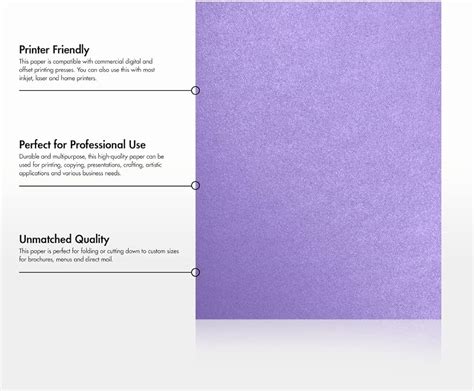 LUXPaper 8.5 x 11 Paper | Letter Size | Amethyst India | Ubuy