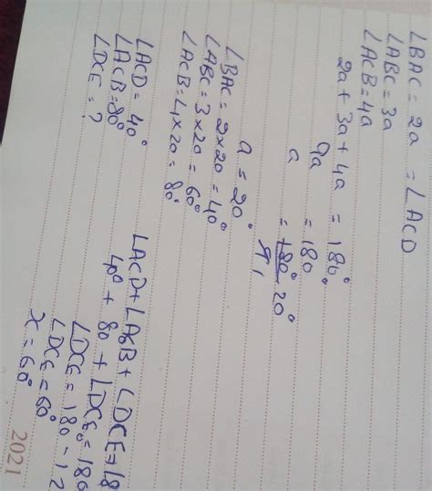 B 3g A 2a to Aa (iii) D D 1. In the and ZO - Brainly.in