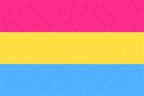 Pansexual pride flag lgbt flag | Premium Vector