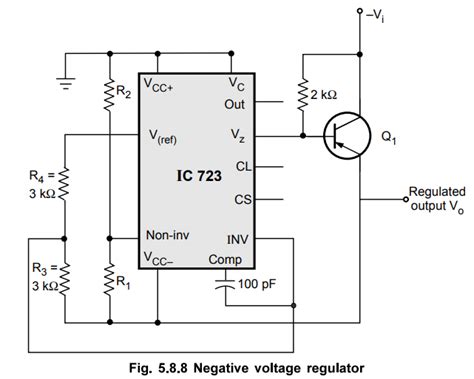 General Purpose Linear IC 723 Regulator - Pin diagram, Important ...