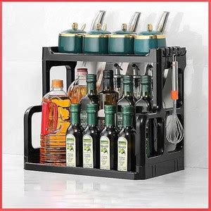 Wolpin Utensil Kitchen Rack Plastic Kitchen Shelf Stand Spice Rack ...