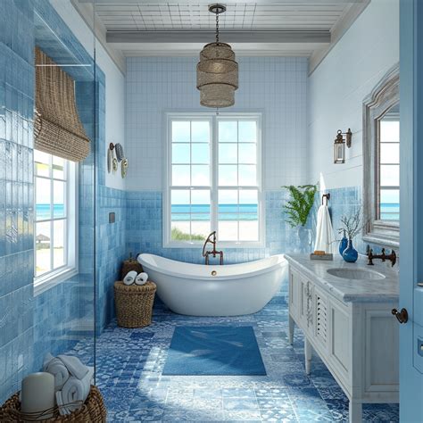31 Beautiful Coastal Bathroom Ideas And Designs - Edward George