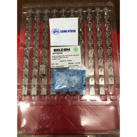 Jual Belden Connector STP Cat6a 10giga / Konektor Cat.6A ( AP700009 ...