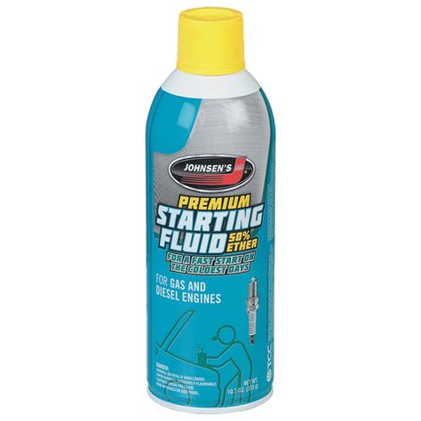 Johnsen's Starting Fluid, Premium, 50% Ether (10.7 oz) Delivery or ...