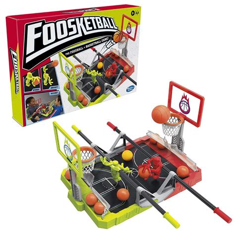 Buy Hasbro Gaming Foosketball - Foosball Plus Basketball Shoot & Score ...