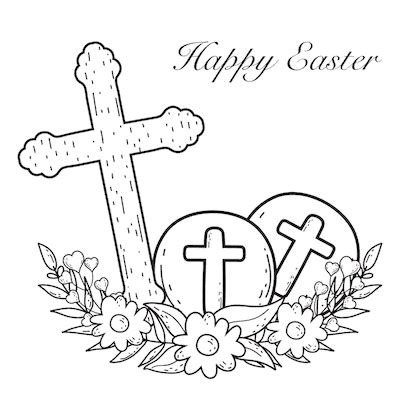 Free Printable Easter Cards & Easter Card Templates to Color