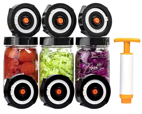 Jillmo Fermentation Kit, Plastic Fermenter Lid with Airlock for Wide ...