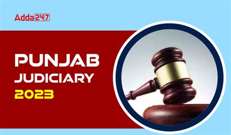 Punjab Judiciary 2023 Notification Out Apply Online for 21 Posts