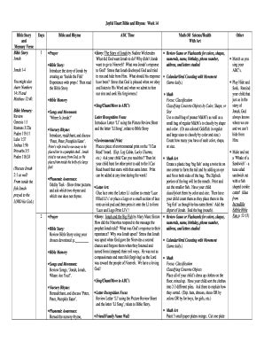 Fillable Online files hubbardscupboard Bible Story OR and Memory Verse ...