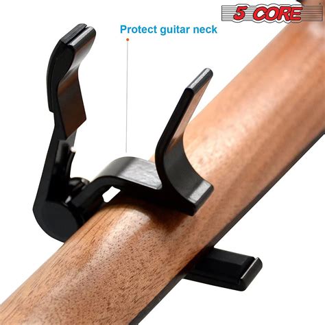 Buy 5 Core Guitar Capo Acoustic Clip Guitar String Instrument Clamp ...