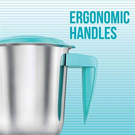 Havells Aspro 500W 3 Jar Mixer Grinder (White-Light Blue) – Fetch N Buy