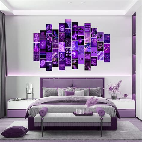 Woonkit Purple Wall Collage Kit Aesthetic Pictures, Wall Decor for ...