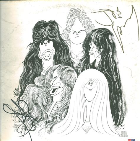 Lot Detail - Aerosmith: Steven Tyler and Joe Perry Signed "Draw the ...