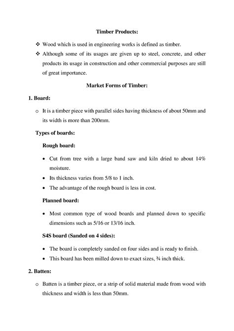 Timber Products - Timber Products: Wood which is used in engineering ...