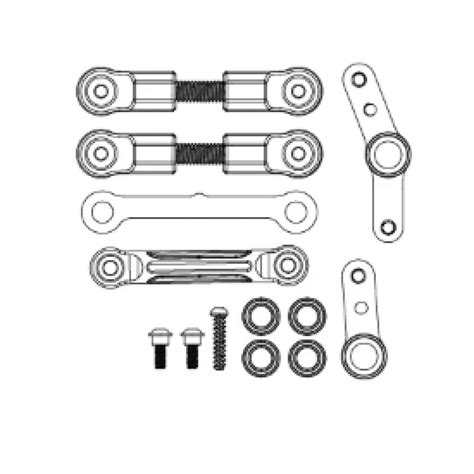 MJX Hyper Go 14430D Complete Steering Assembly – Spare Parts for 1/14 ...
