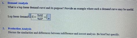 Log-Linear Demand Function 的图像结果