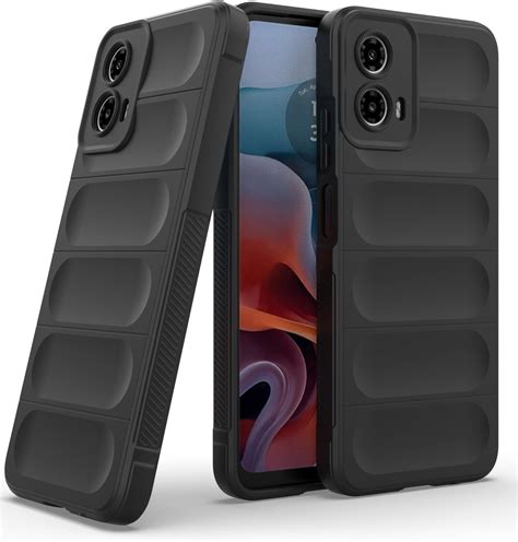 SPAZY CASE® Moto G85 5G Back Cover | Rubber Case with Soft Silicone ...
