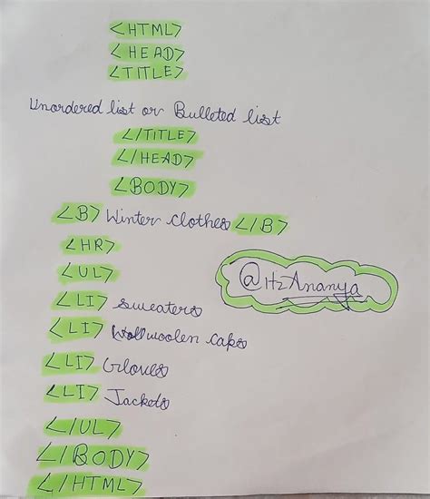 Computer:-Explain Unordered Lists - Brainly.in