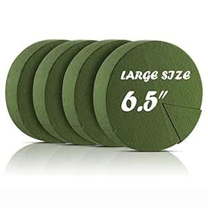 TAOPE Green Styrofoam Foam Blocks, 6.5' Large Round, 4 Pack, Artificial ...
