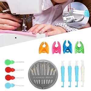 Needle Threader, High Hardness Automatic Threader, DIY Craft Supplies ...