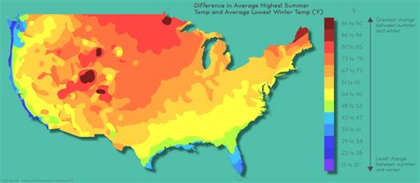 The Temperature Extremes That Define America's Climate - Vivid Maps