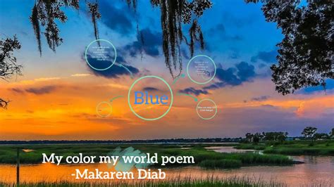 Image result for Color My World Poem Examples