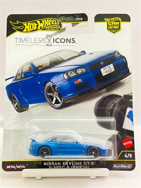 HOT WHEELS - PREMIUM - TIMELESS ICONS - NISSAN SKYLINE GT-R V-SPEC II ...