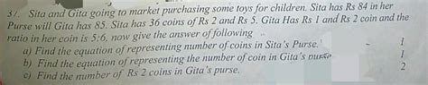 37. Sita and Gita going to market purchasing some toys for children ...