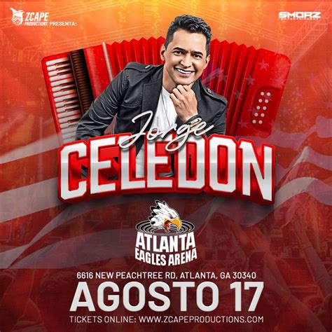 JORGE CELEDON EN CONCIERTO ! in Doraville - Tickets 2024-08-17 ...
