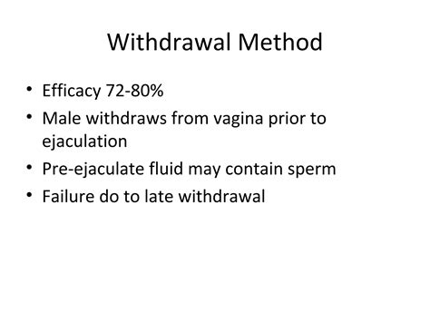 Methods of Contraception | PPT