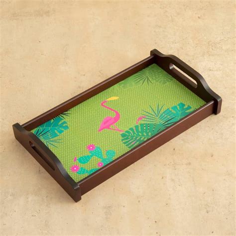 Buy Raisa-Retro Printed Serving Tray from Home Centre at just INR 1099.0