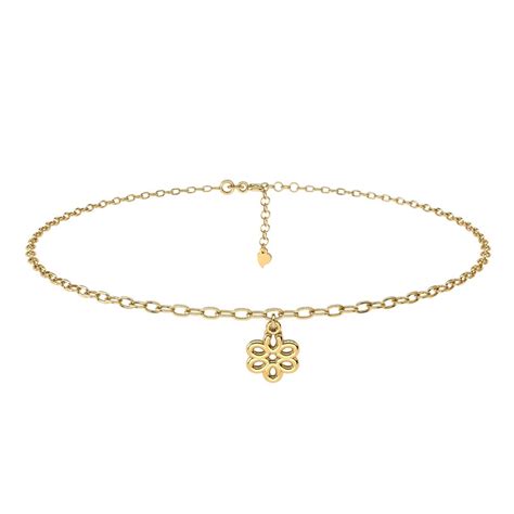 Order Women's Anklet Yudelca in 14ct Yellow Gold | GLAMIRA.in