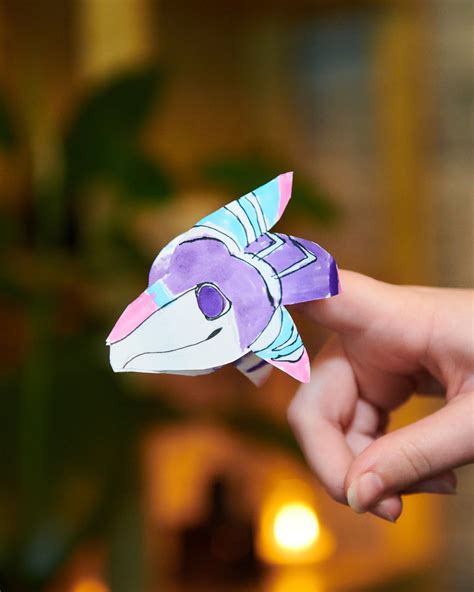 Image result for Paper Dragon Hand Puppet Tutorial