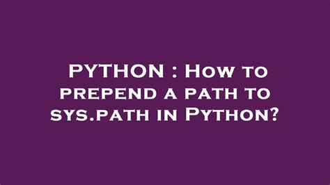 Image result for Python Sys.path