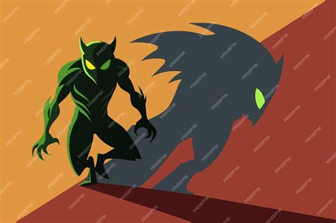 Premium Vector | A cartoon of a green superhero with a green cape