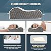 Blairmore-Memory Foam Pillow, Contour Cervical Orthopedic Memory Foam ...