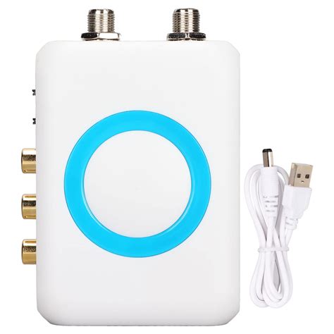 Buy ASHATA RF Modulator,RCA Coaxial Adapter VHF Demodulator Converter ...