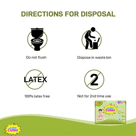 Buy SUPER CUTES PREMIUM EXTRA SOFT BABY DISPOSABLE CHANGING MATS - PACK ...