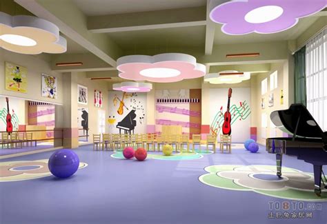 幼儿园音乐教室图片_3D作品设计_3D设计_图行天下图库
