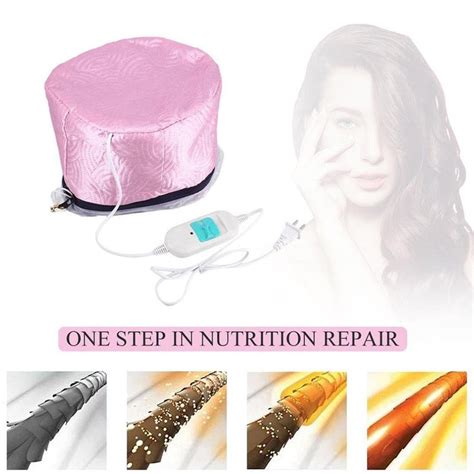 Thermal Head Spa Cap Treatment with Beauty Steamer Nourishing Heating ...