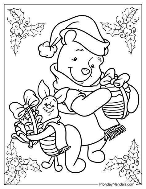 24 Disney Christmas Coloring Pages (Free PDF Printables) | Disney ...