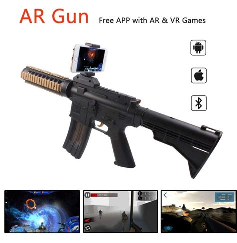 Plutofit AR Gun Augmented Virtual Reality Gaming Gun for Smartphone ...