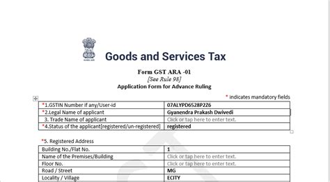 Manual_Advance Ruling for Registered Taxpayers