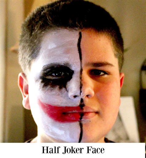 Joker Face Paint Kids