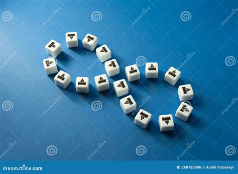 The Endless Circle of Bureaucracy. Bureaucratic Hell. Corruption Stock ...