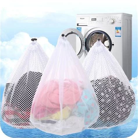 Okaka 3 Pcs Mesh Laundry Bags Washing Machine Mesh Wash Bags Jumbo for ...