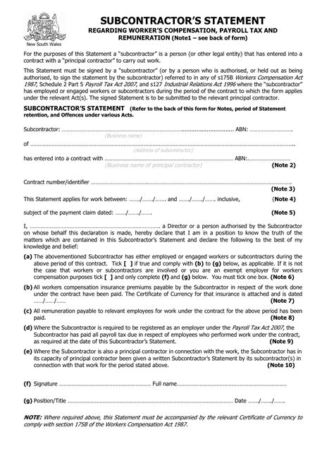 Image result for Statutory Declaration Form Examples